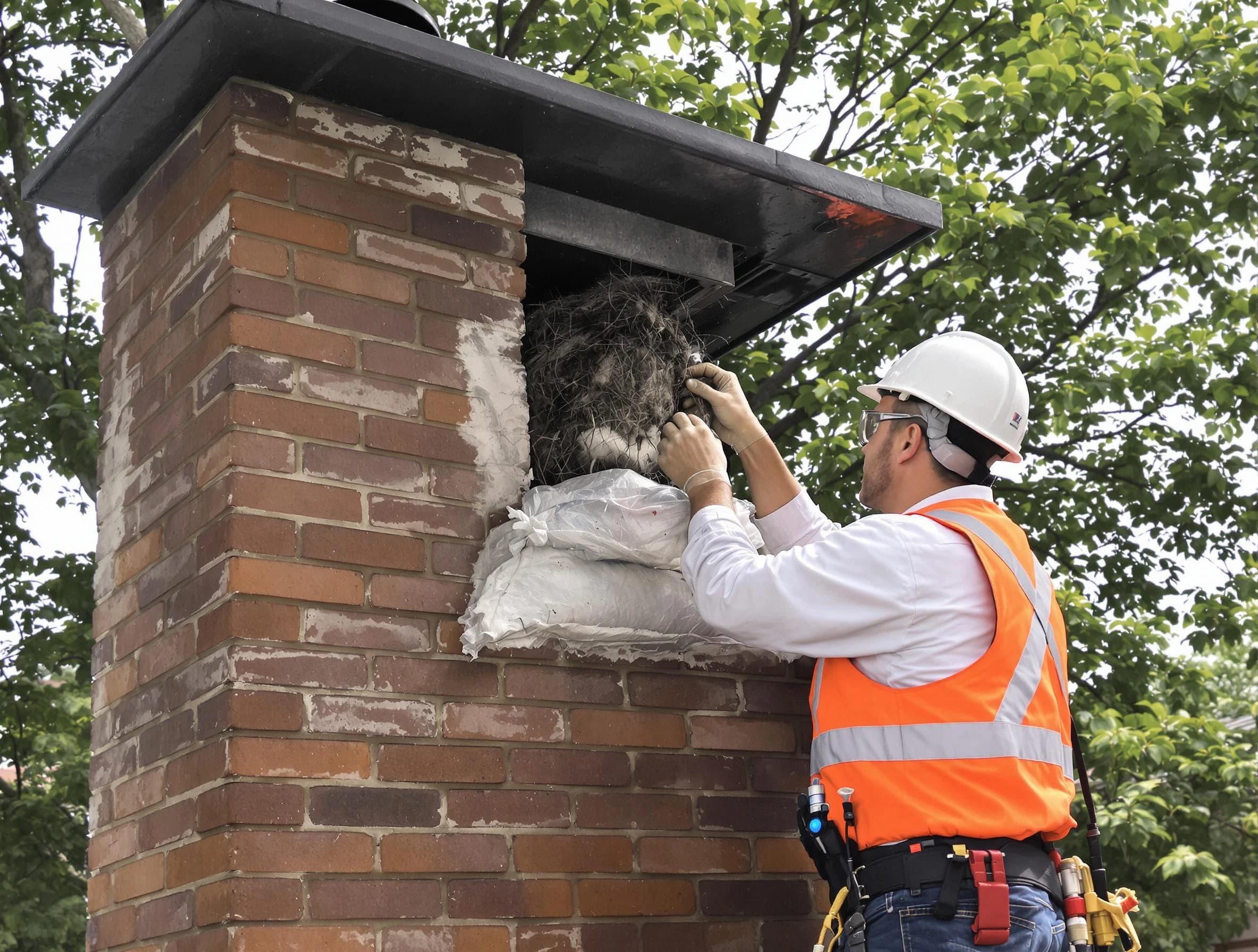Humane removal of debris and animals by Irondale Chimney Sweep in Irondale, AL