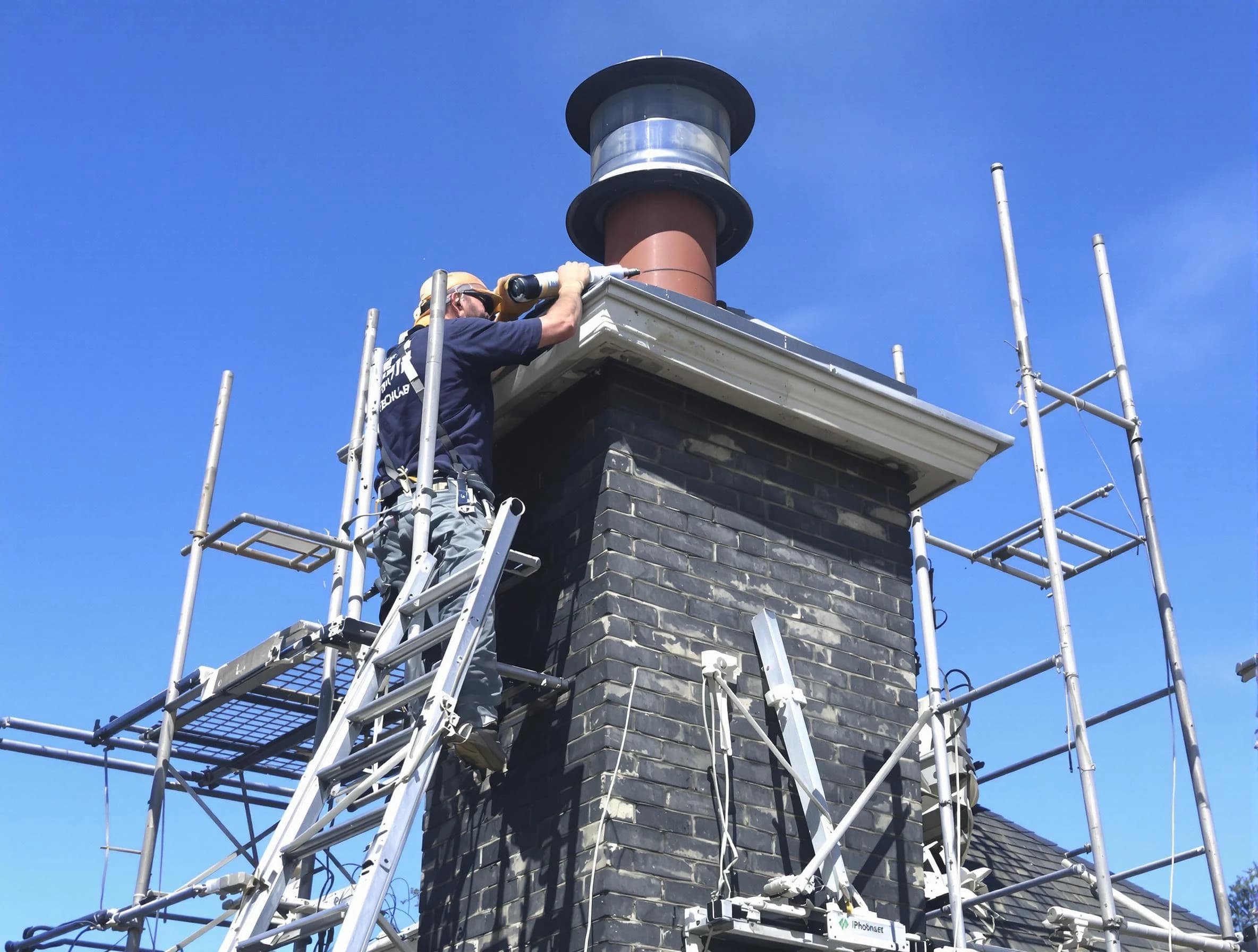 Sturdy chimney crown finished by Irondale Chimney Sweep in Irondale, AL