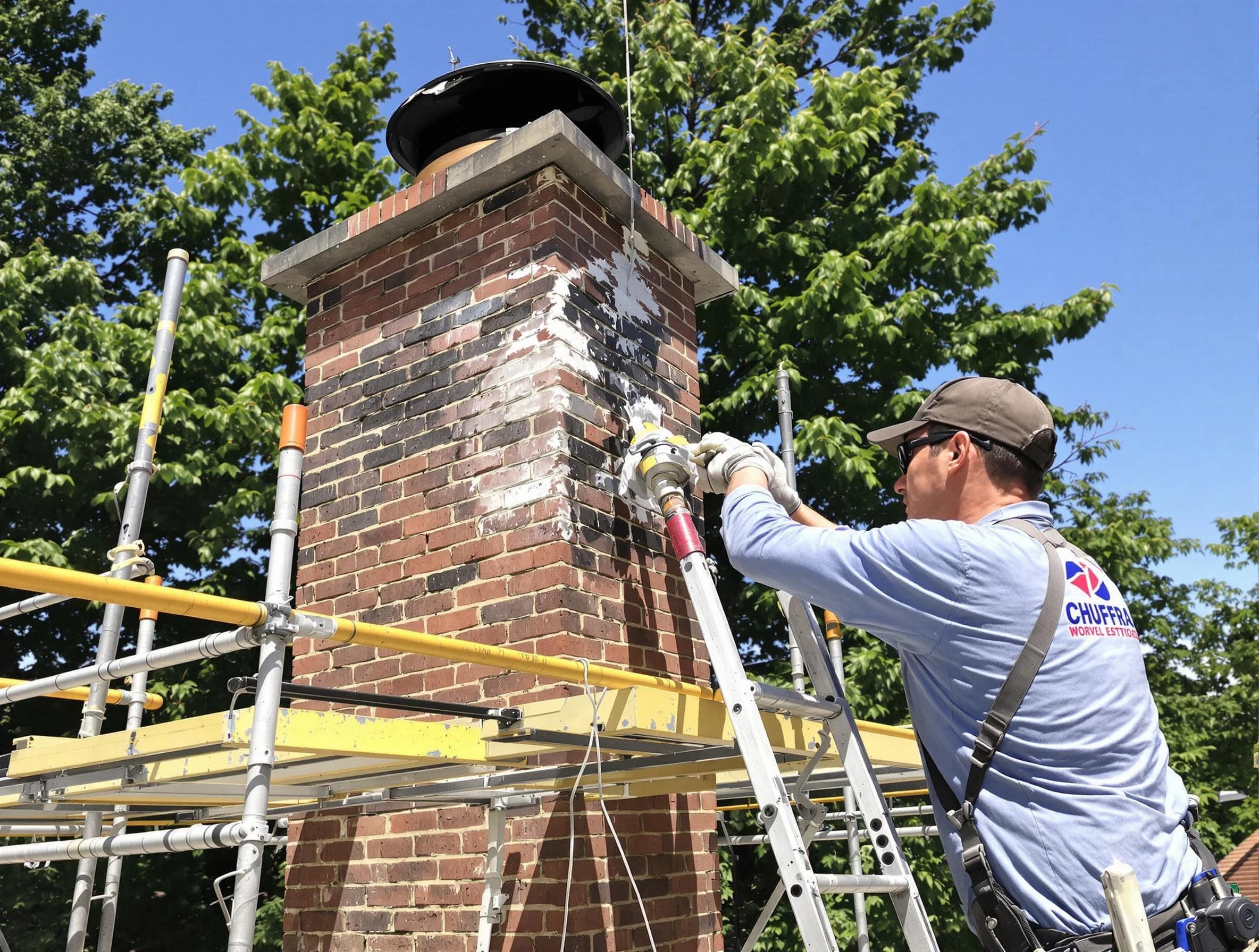 Structural chimney repair by Irondale Chimney Sweep in Irondale, AL