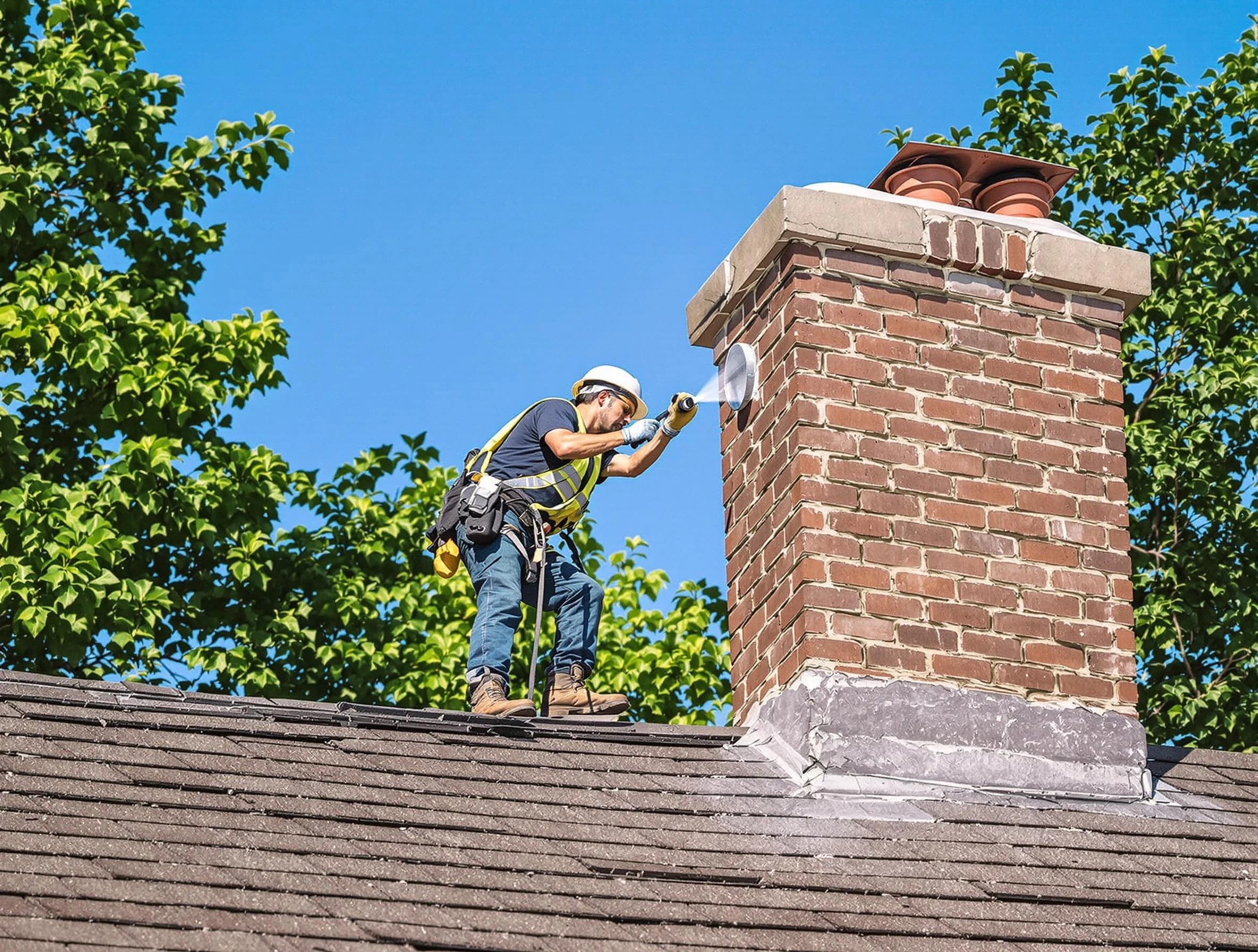 Irondale Chimney Sweep performing an inspection with advanced tools in Irondale, AL
