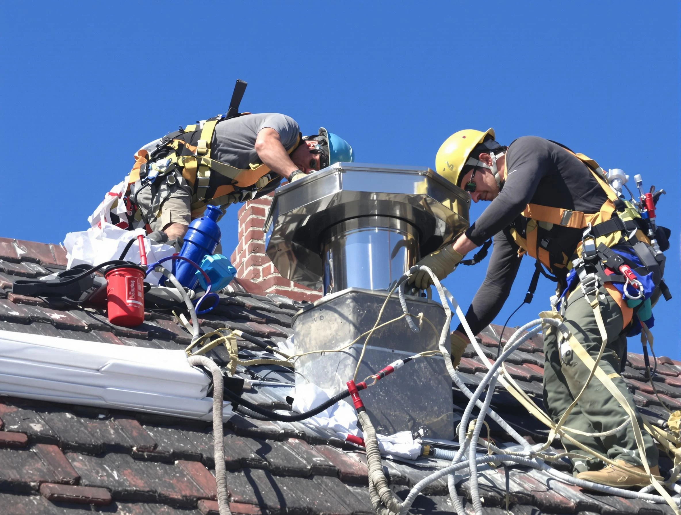 Protective chimney cap installed by Irondale Chimney Sweep in Irondale, AL